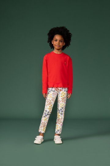 Conjunto Malha Crimson Infantil
