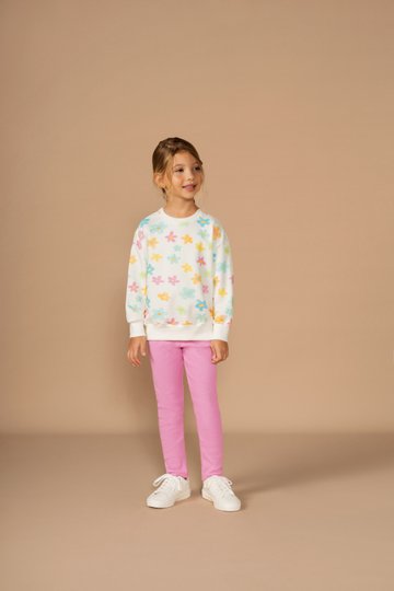 Conjunto Vintage Floral Infantil