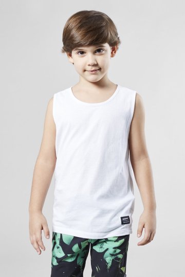 Camiseta Regata Branca Infantil - Reserva Mini