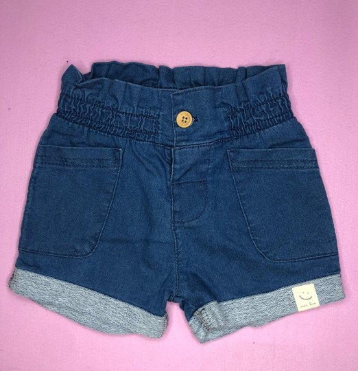 Shorts Jeans Moletom Infantil