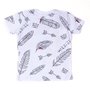 Camiseta Manga Curta Penas Devolva Minhas Cores Com Kit Pintura - Reserva Mini