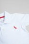 Camiseta Polo Manga Curta Piquet Elastano Branca Bebê - Reserva Mini
