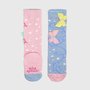 Meia 3/4 Borboletas Candy