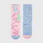 Meia 3/4 Borboletas Candy