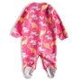 Pijama Macacão Longo Soft Rosa Dinos Infantil - Tip Top