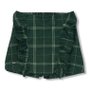 Shorts Saia Xadrez Violeta Verde Infantil - Green By Missako